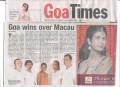 Forefront performs in Macau representing Goa for the 15th Lusofonia Festival from 12th- 21st Oct 
